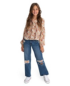 Levi's x Clements Twins Big Girls Woven Top