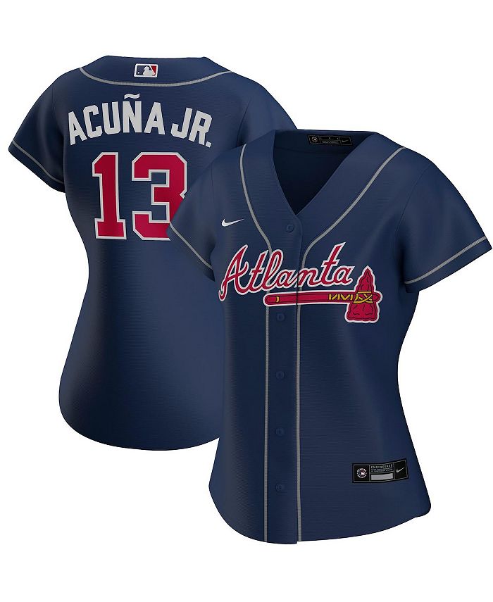 Ronald Acuna Jr. Atlanta Braves Nike Blue Jersey*