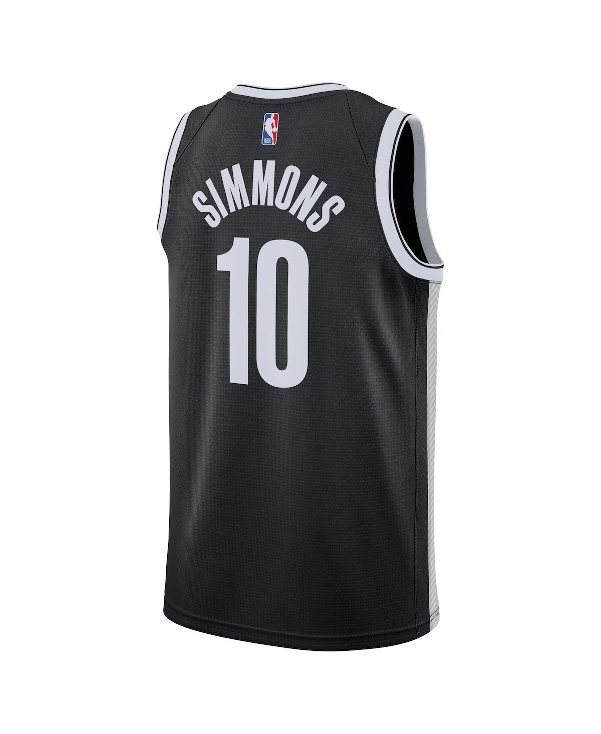 Men's Nike Ben SimmonsBrooklyn Nets 2021/22 Swingman Jersey - Icon Edition - Black