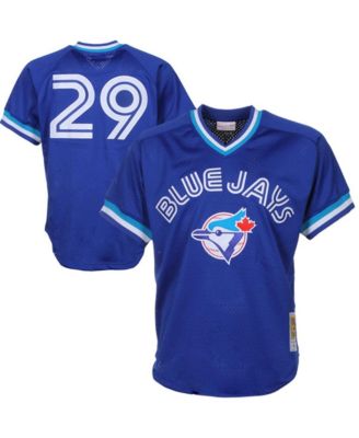 Men's Joe Carter Royal Toronto Blue Jays 1993 Authentic Cooperstown Collection Mesh Batting Practice Jersey