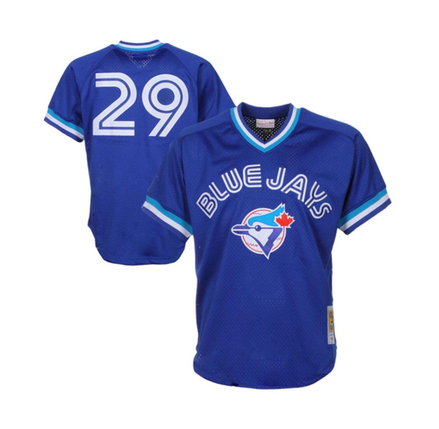 Men's Joe Carter Royal Toronto Blue Jays 1993 Authentic Cooperstown Collection Mesh Batting Practice Jersey