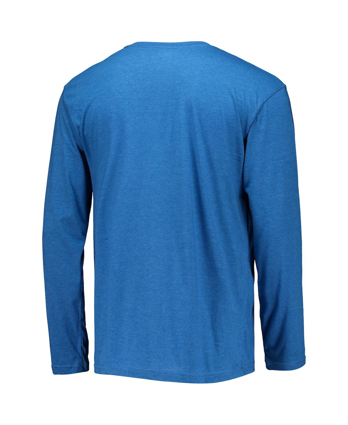 Shop Concepts Sport Men's  Black, Blue Dallas Mavericks Long Sleeve T-shirt And Pants Sleep Set