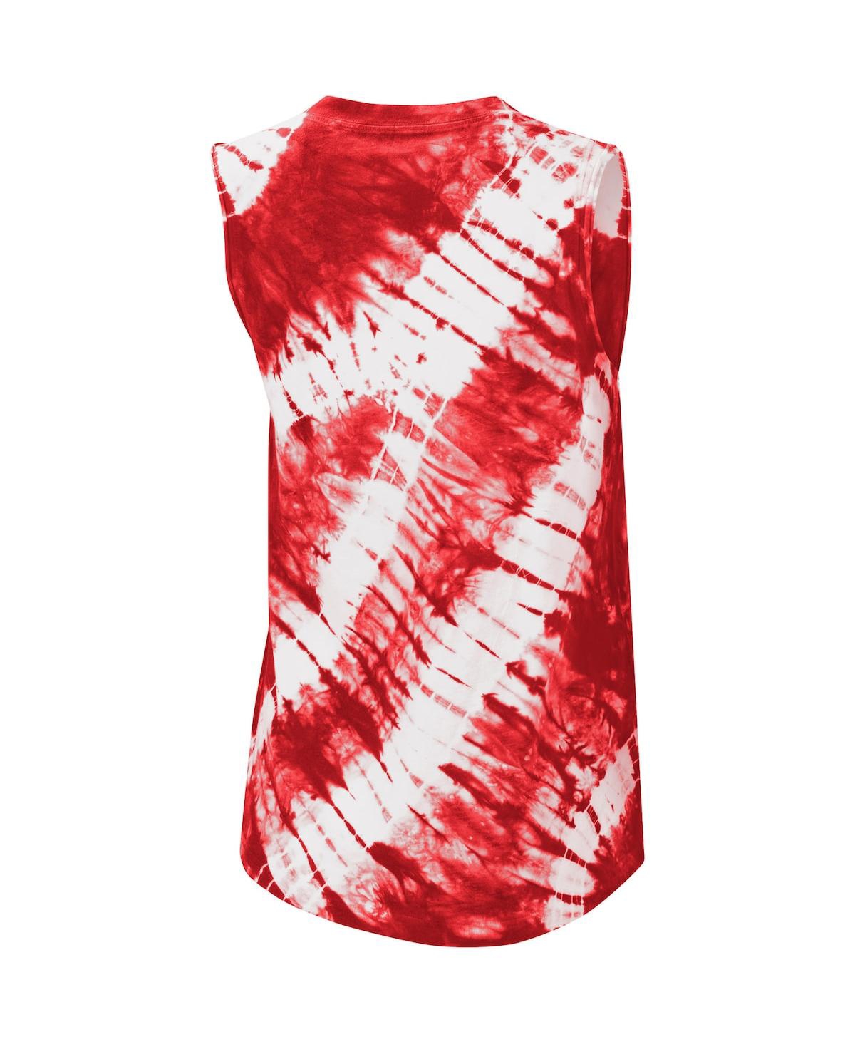 Shop Touché Women's Touch Red St. Louis Cardinals Money Ball Tie-dye Tank Top