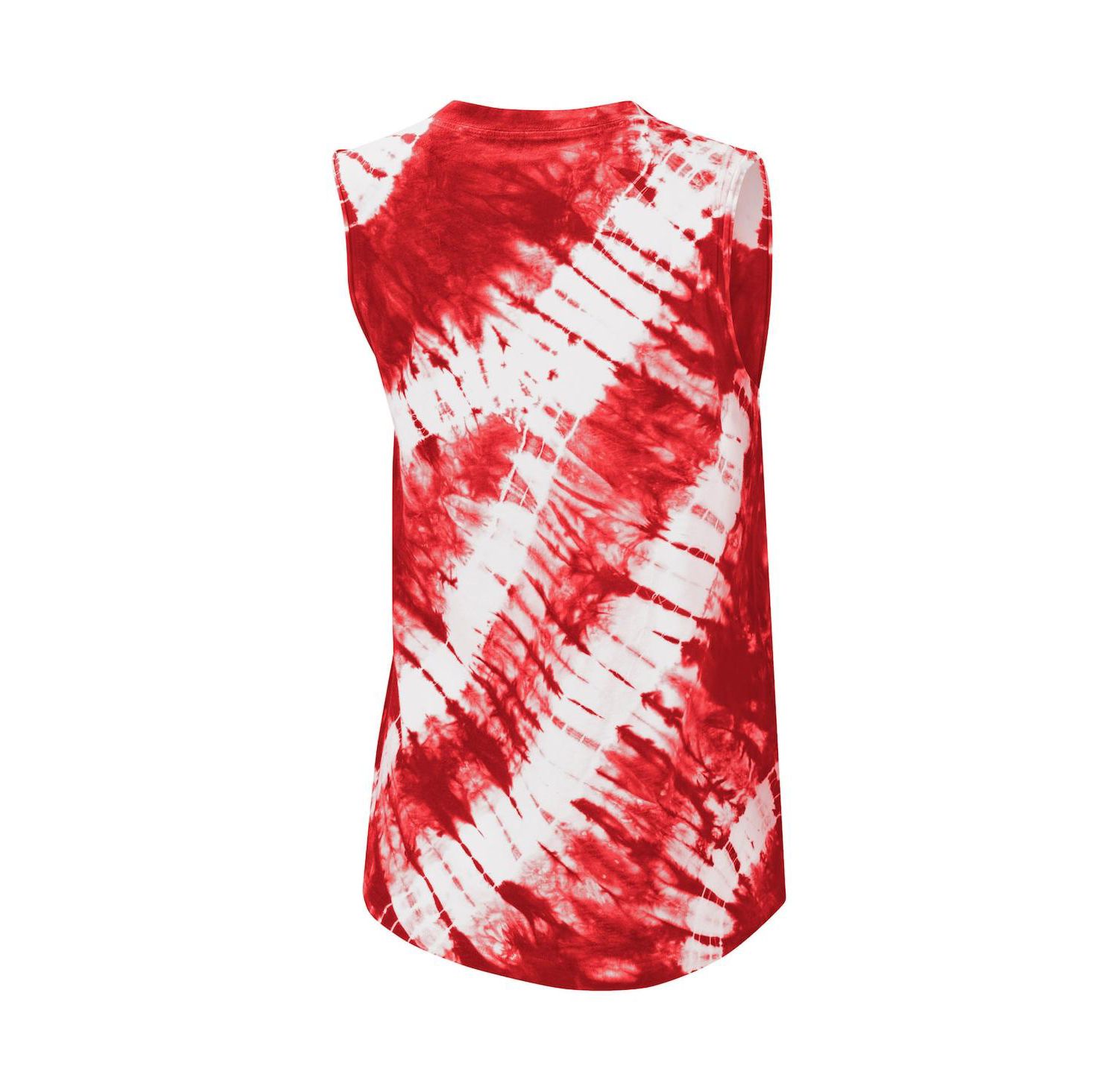Women's Red St. Louis Cardinals Money Ball Tie-Dye Tank Top