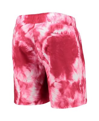 Men's Red Chicago Bulls Splash Volley Swim Shorts