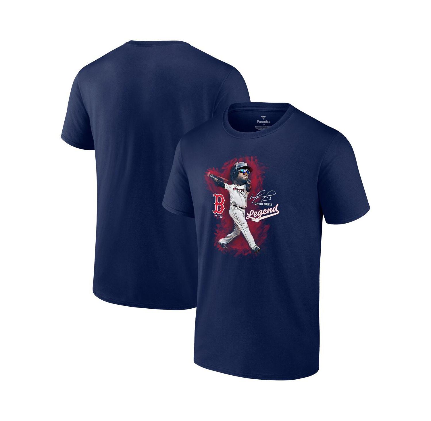 Men's David Ortiz Navy Boston Red Sox Legend Graphic T-shirt