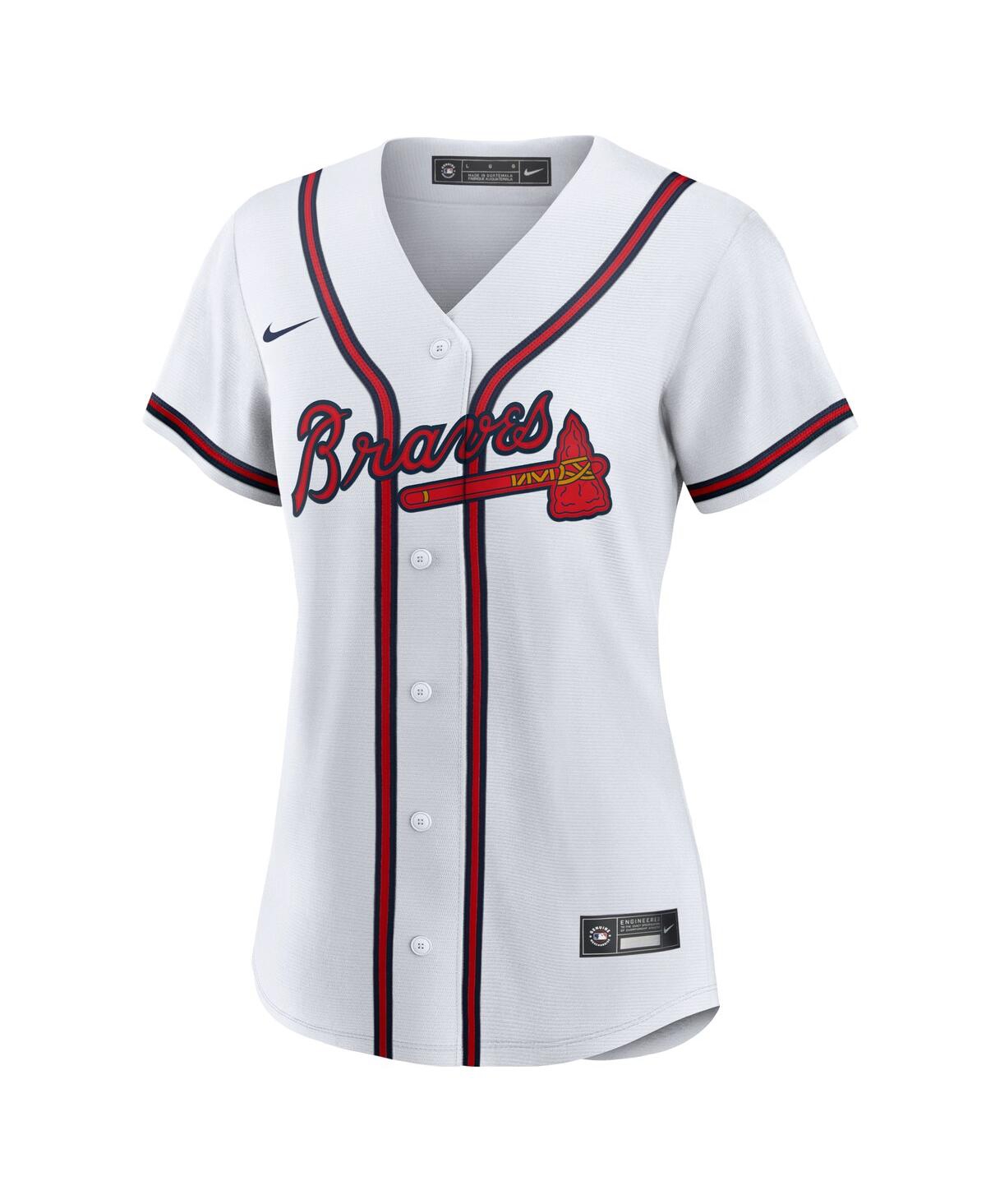 Women's Nike Matt OlsonAtlanta Braves Home Replica Player Jersey - White