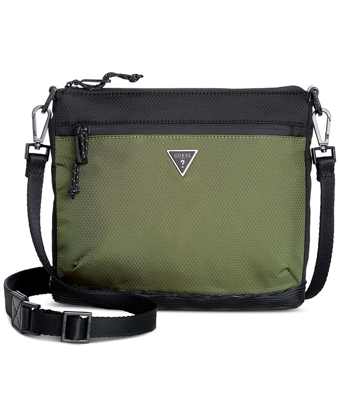 GUESS Men's Certosa Tech Medium Crossbody Bag - Macy's
