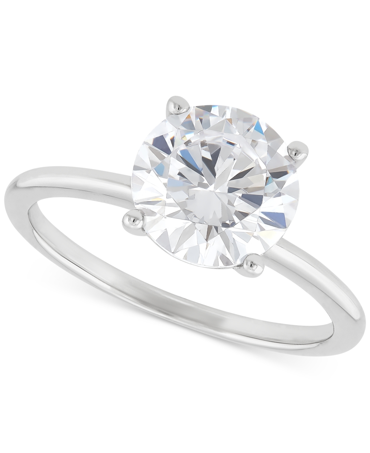 Grown With Love Igi Certified Lab Grown Diamond Solitaire Engagement Ring (2-1/2 ct. t.w.) in 14k White Gold or 14k Gold & White Gold