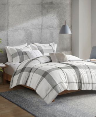 Urban Habitat Union Square Plaid Jacquard Comforter Sets Bedding