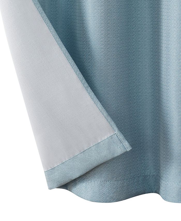 Nautica Milton Thermal Woven Room Darkening Grommet Window Curtain