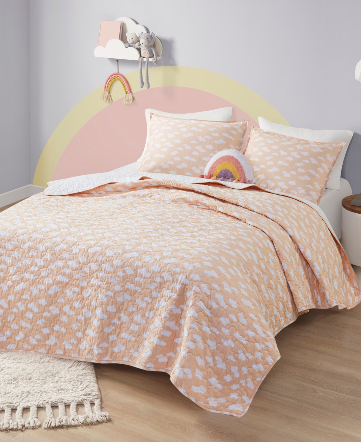 Intelligent Design Dawn Sunshine -Pc. Coverlet Set