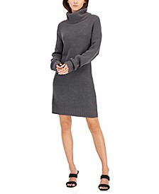 Women's Turtleneck Sweater Dress, Created for Macy's