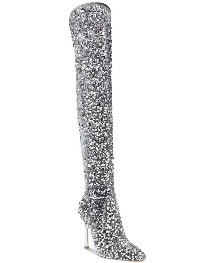 Steve Madden Vivee Sequin Over-The-Knee Dress Boots Reviews - Boots - Shoes -