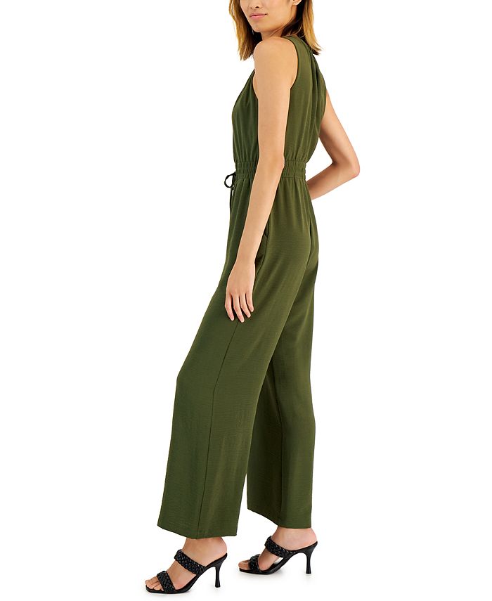 Tahari Asl Womens Belted Jumpsuit Macys 