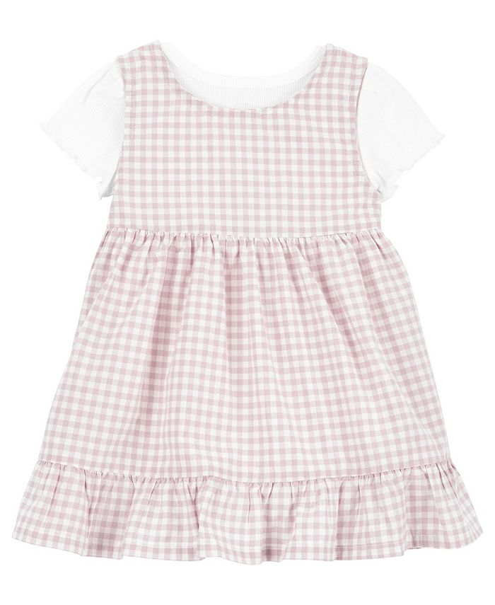 Carter's Baby Girls Gingham Bodysuit and Dress Set, 2 Piece & Reviews ...