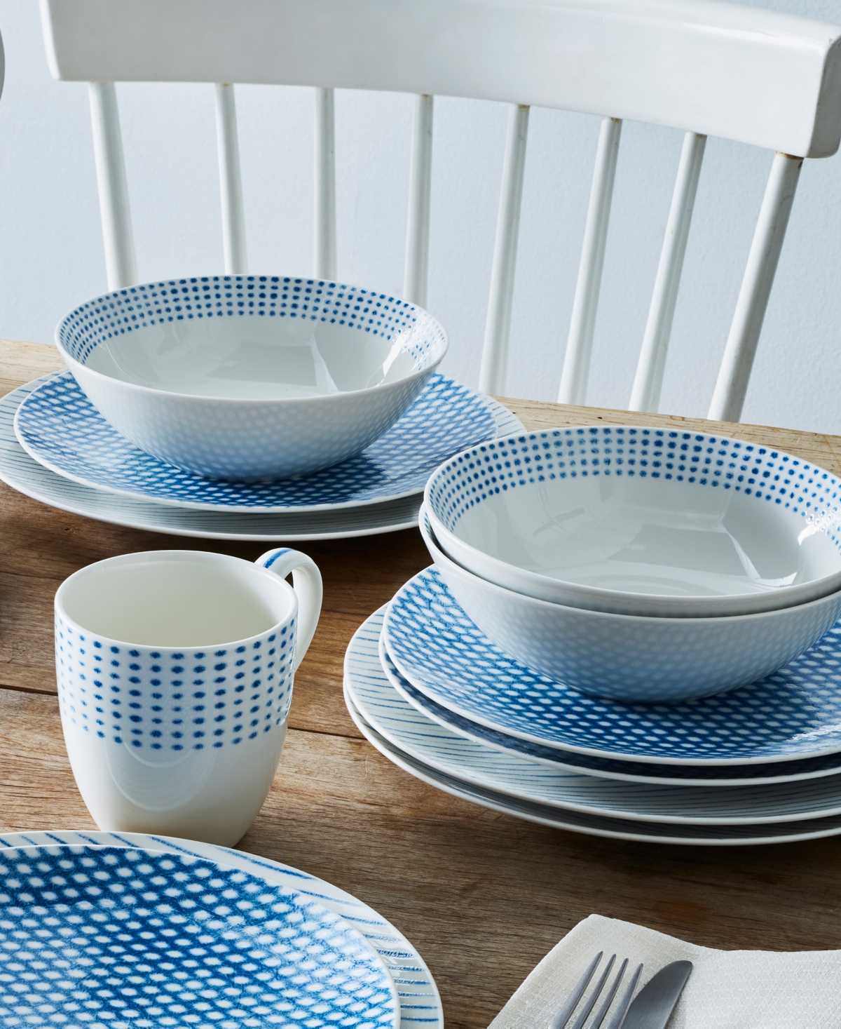 Noritake Hammock Cereal Bowls, Set of 4