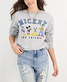Juniors' Mickey & Friends Graphic Sweatshirt