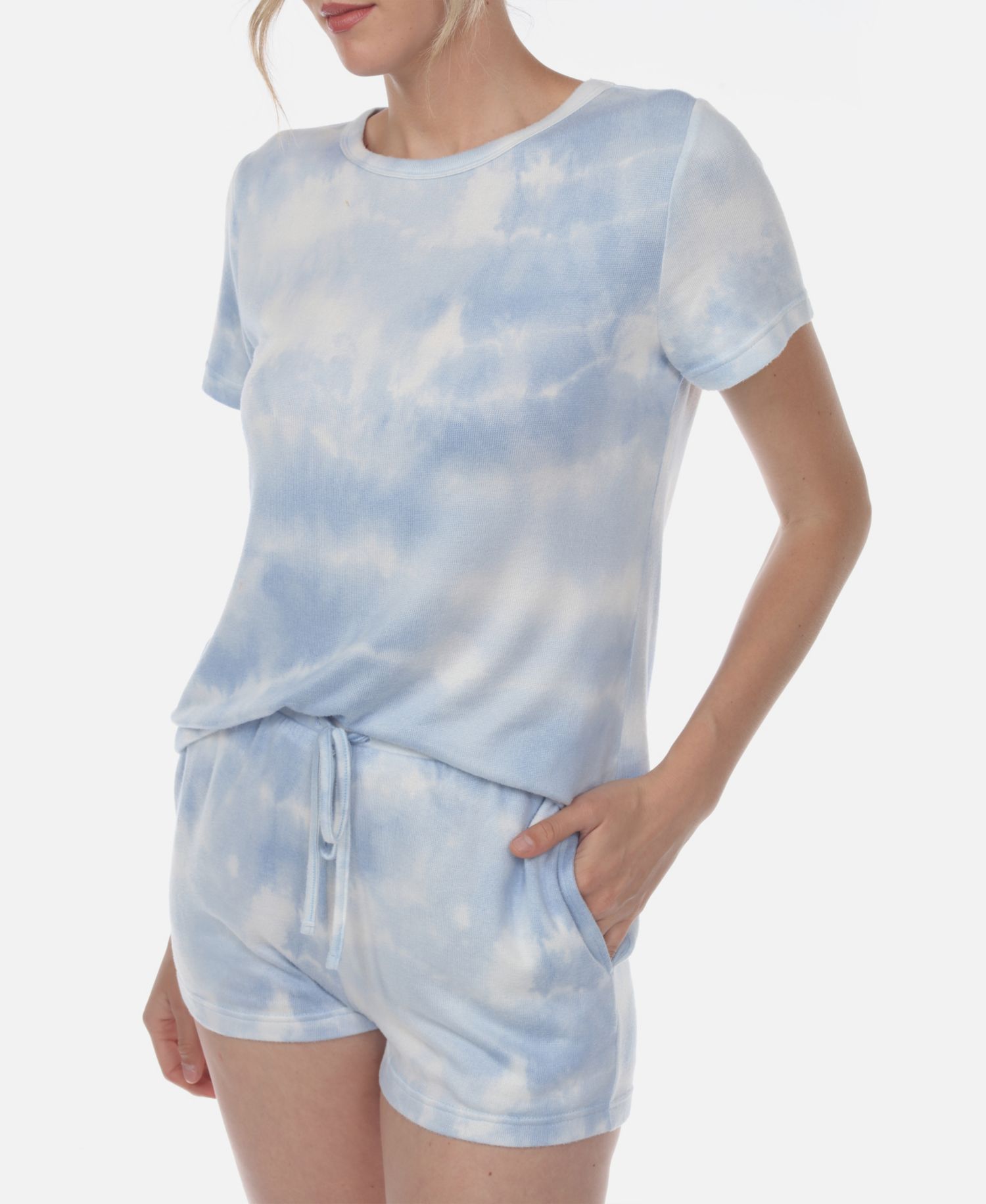 Women's 2 Piece Top Shorts Lounge Set