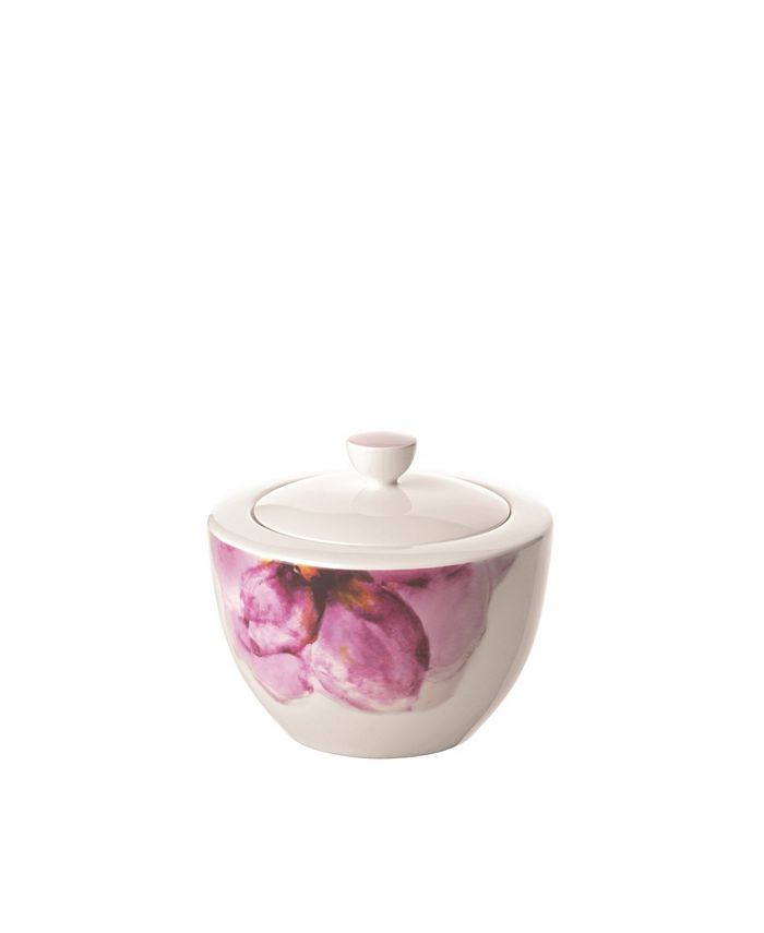 Frühstücksteller Villeroy & Boch Rose Garden Coupe 21 cm (6er Set