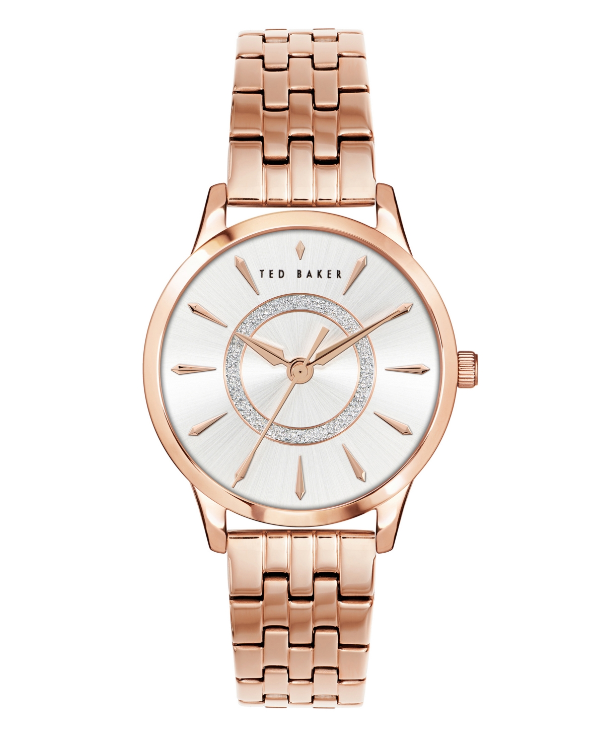 Women's Fitzrovia Charm Rose Gold-Tone Stainless Steel Bracelet Watch 34mm - Rose Gold-Tone