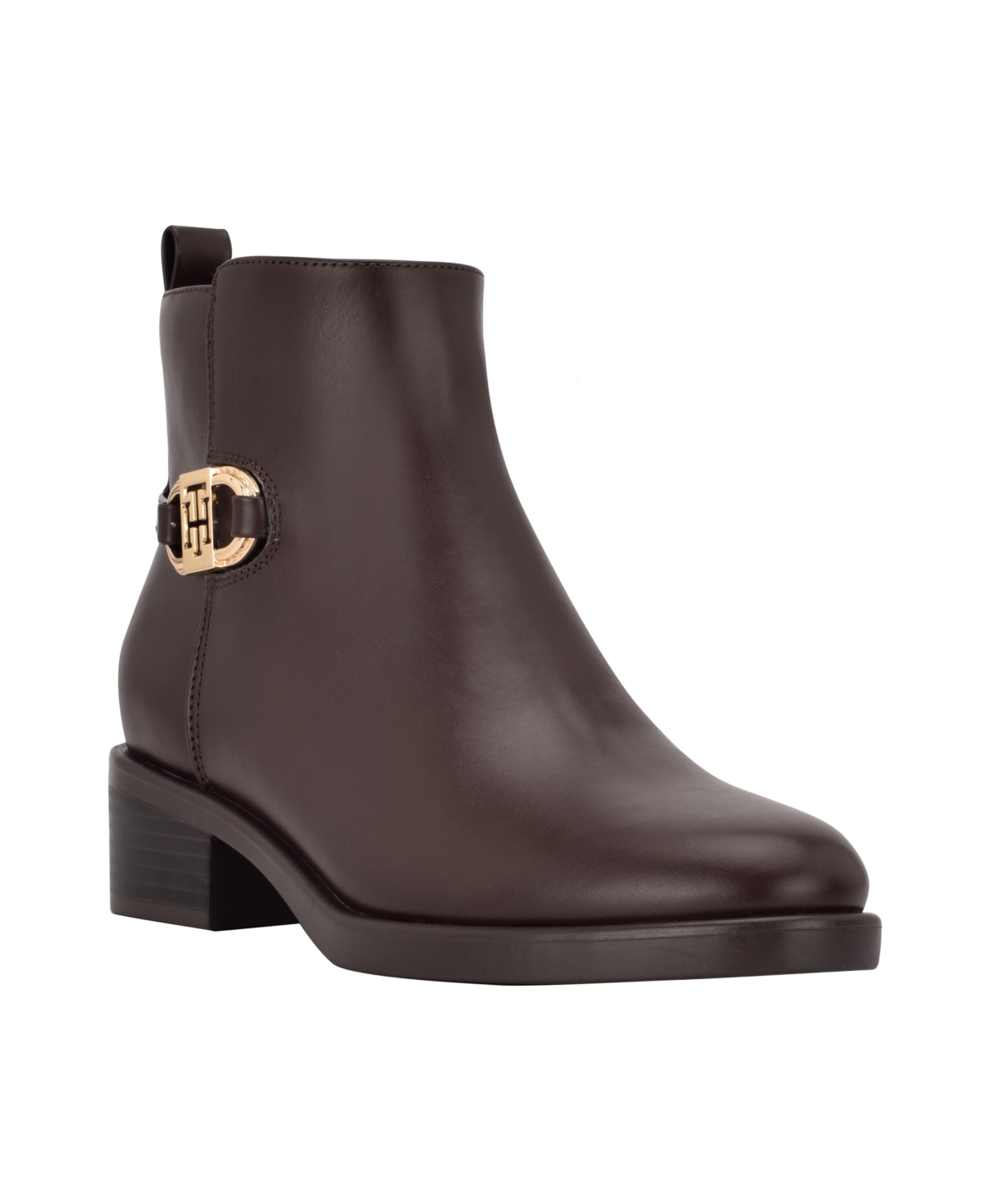 Tommy Hilfiger Women's Imiera Ankle Boots In Dark Brown