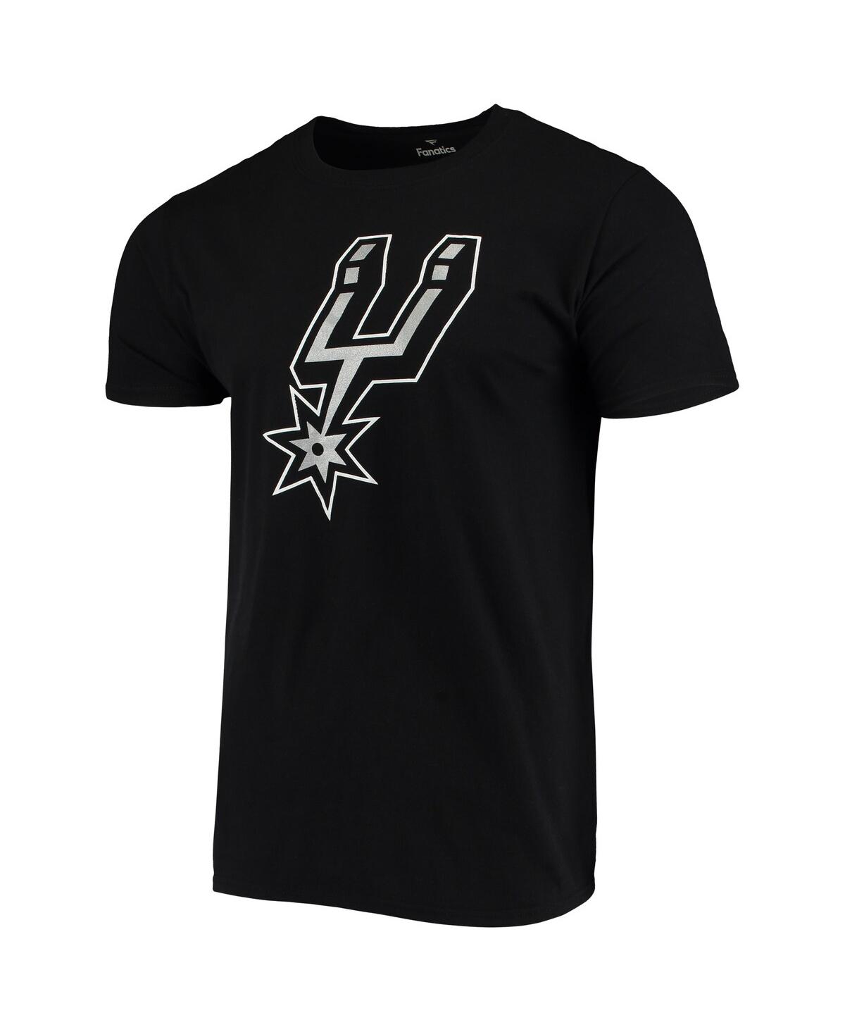 Men's Fanatics Luka SamanicSan Antonio Spurs Playmaker Name and Number Logo T-shirt - Black