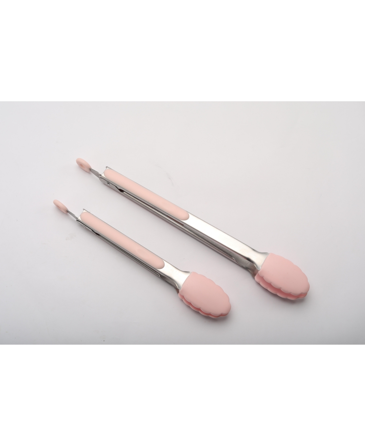 Art & Cook 2 Piece 9" And 12" Tongs Set In Pink