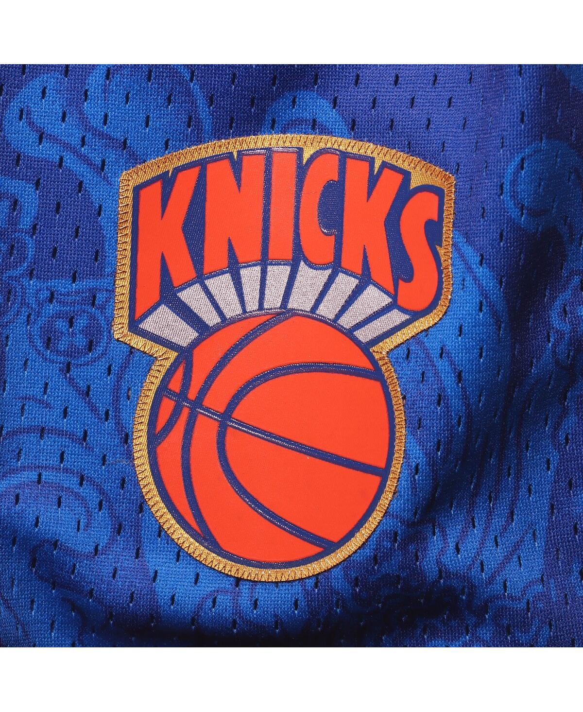 Mitchell & Ness Men's  Blue New York Knicks Hardwood Classics Lunar New Year Swingman Shorts In Blue