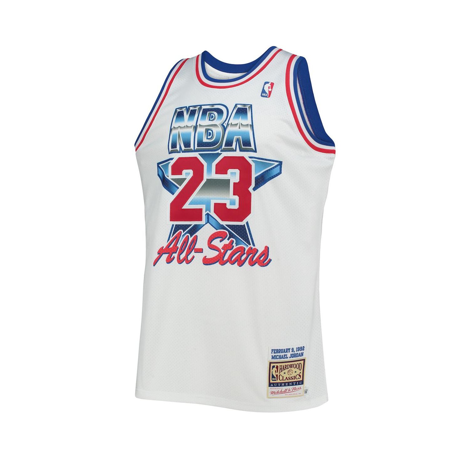 Men's Michael Jordan White Eastern Conference Hardwood Classics 1992 NBA All-Star Game Authentic Jersey