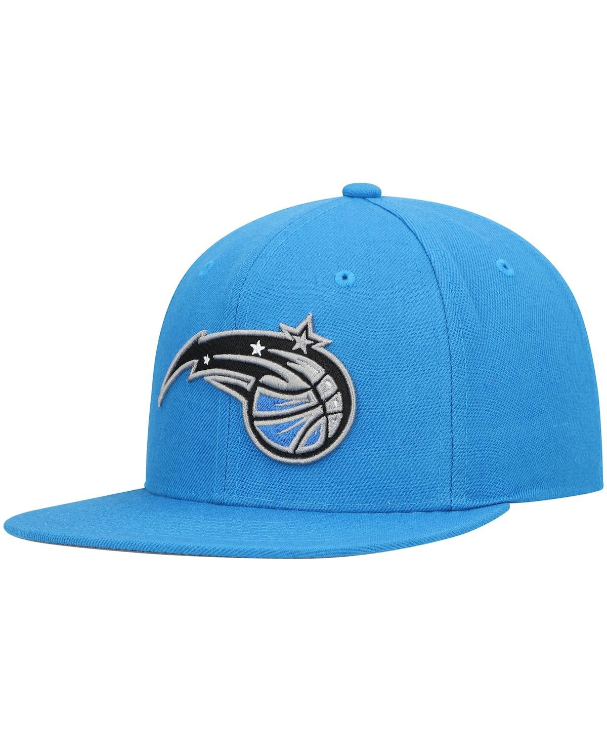 Shop Mitchell & Ness Men's  Blue Orlando Magic Ground 2.0 Snapback Hat