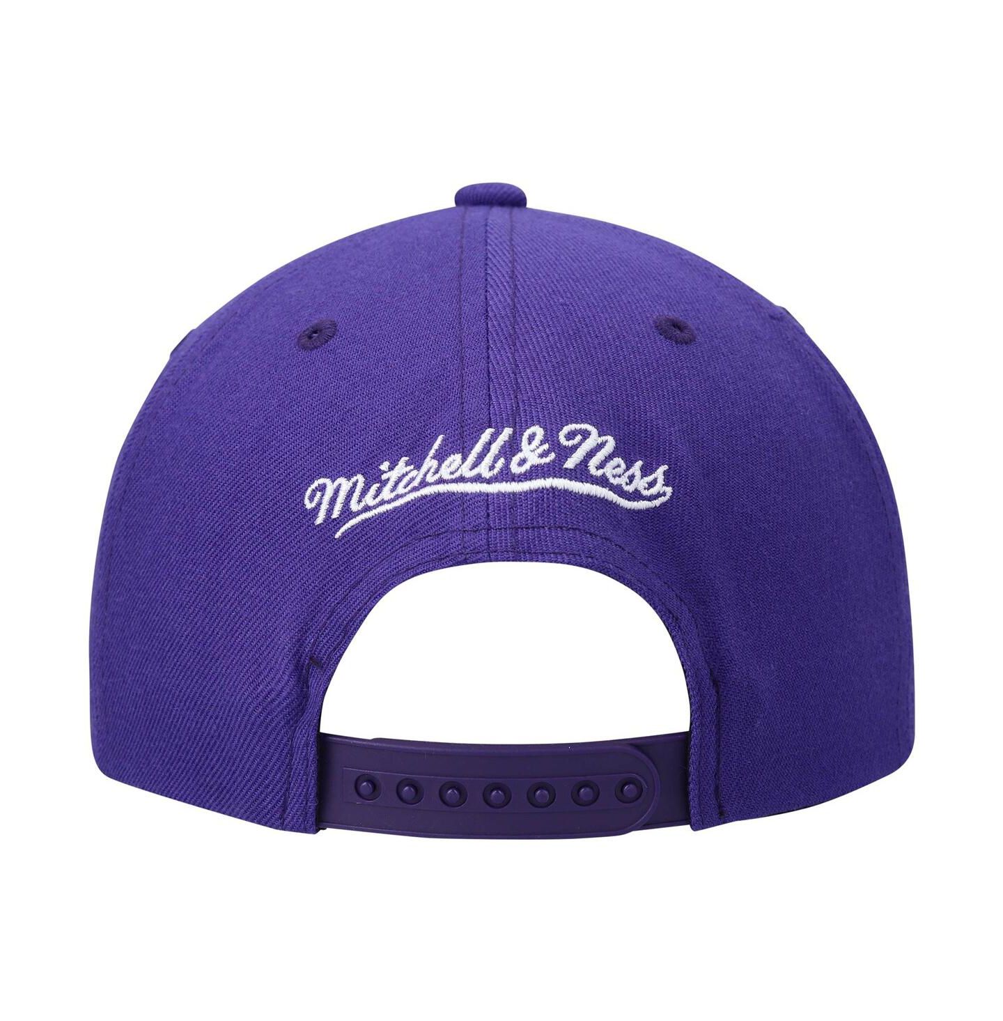 Мужская кепка Mitchell & Ness Purple Sacramento Kings Ground 2.0 Snapback Hat — фото 5