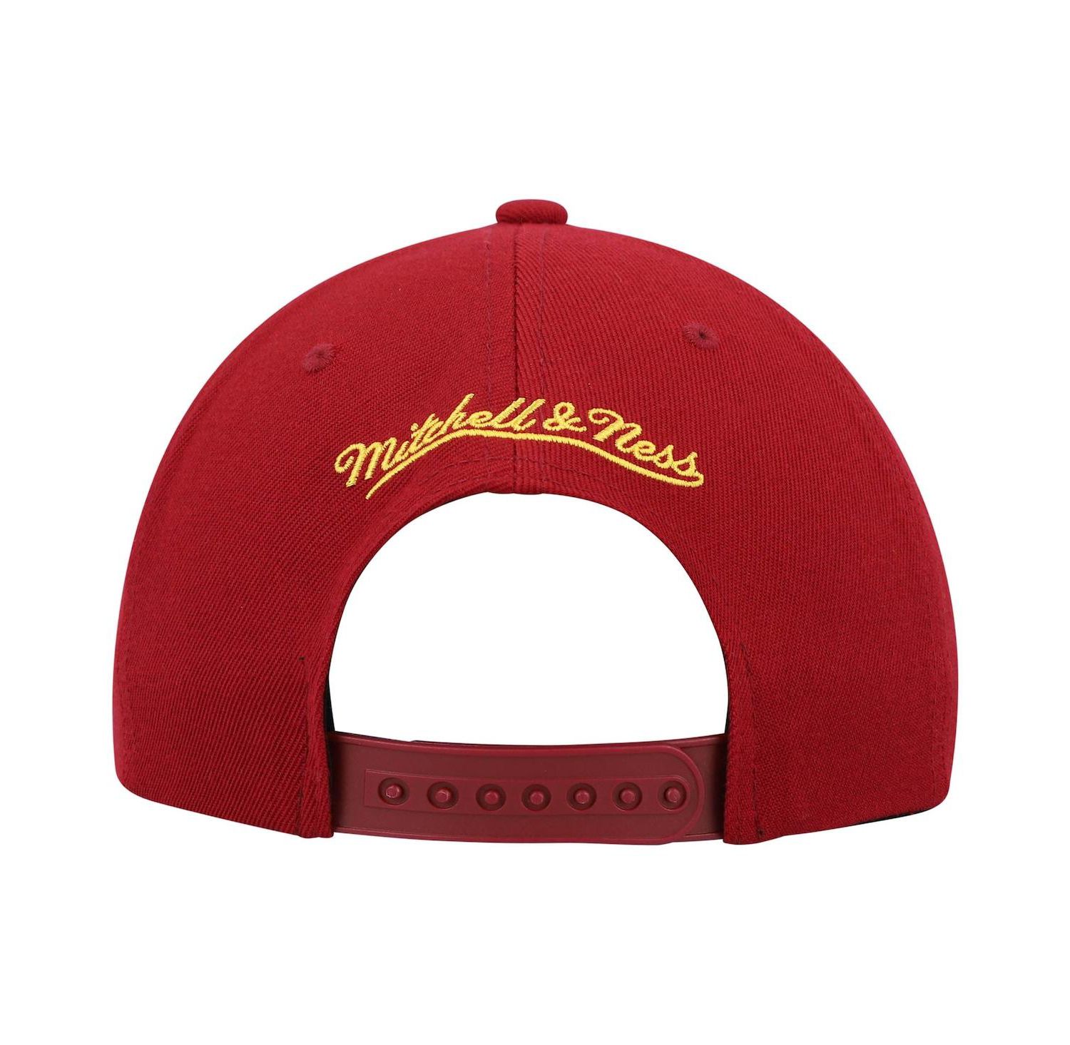 Men's Wine, Gold Cleveland Cavaliers Team Two-Tone 2.0 Snapback Hat