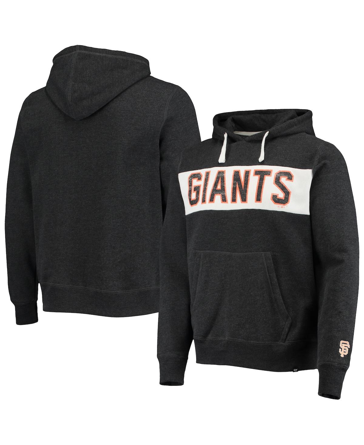Men's '47San Francisco Giants Team Pullover Hoodie - Black