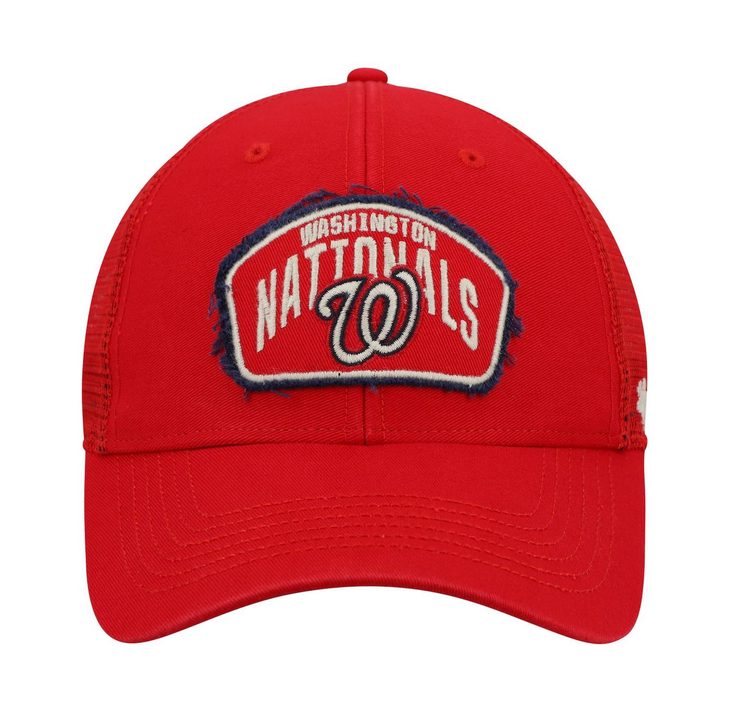 Men's '47 Red Washington Nationals Cledus MVP Trucker Snapback Hat