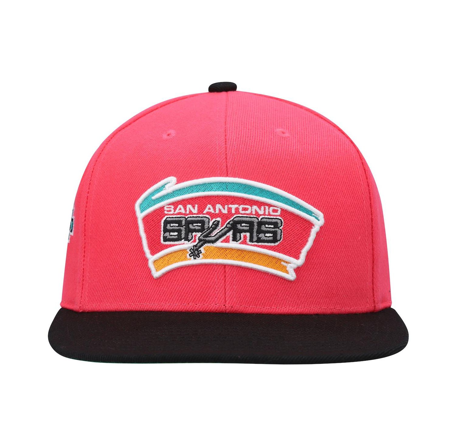 Men's Pink San Antonio Spurs Hardwood Classics Snapback Hat