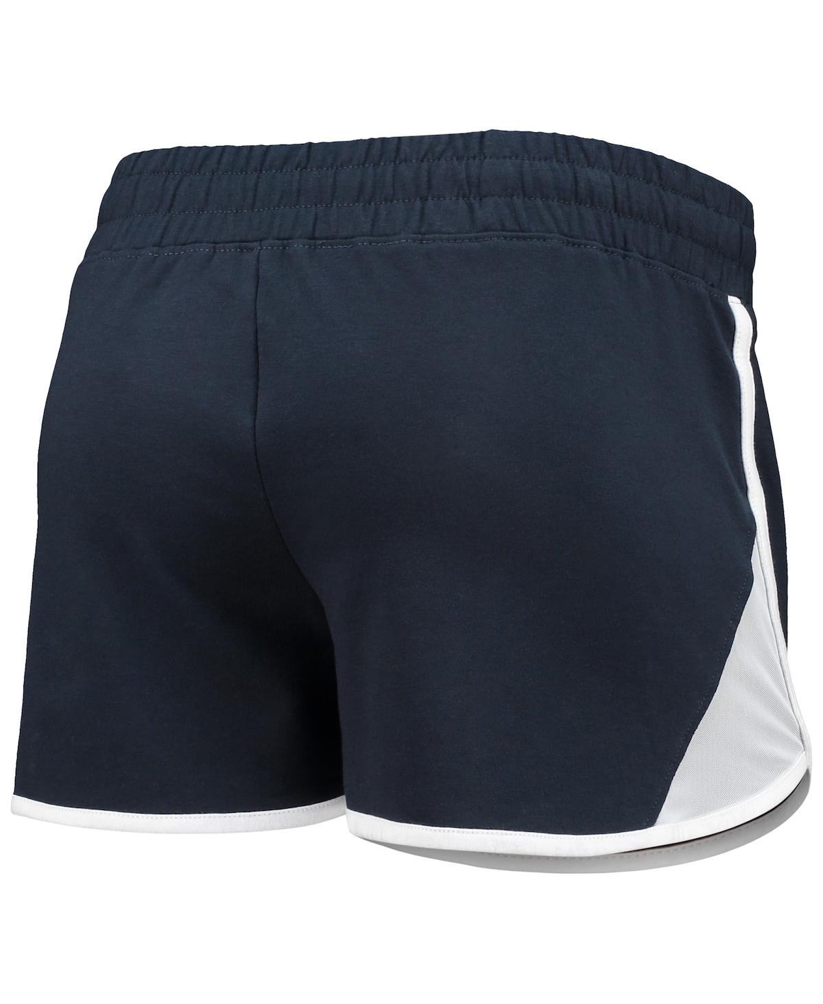 Women's New EraTampa Bay Rays Stretch French Terry Shorts - Navy
