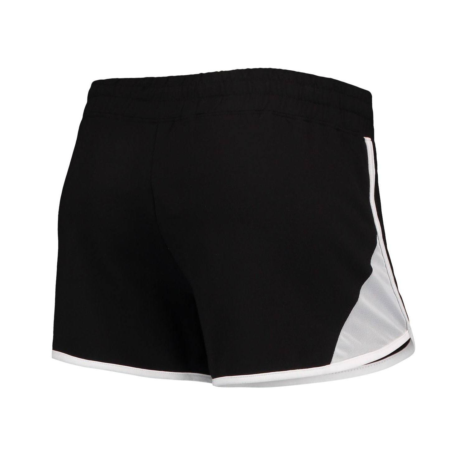 Women's Black Oakland Athletics Stretch French Terry Shorts