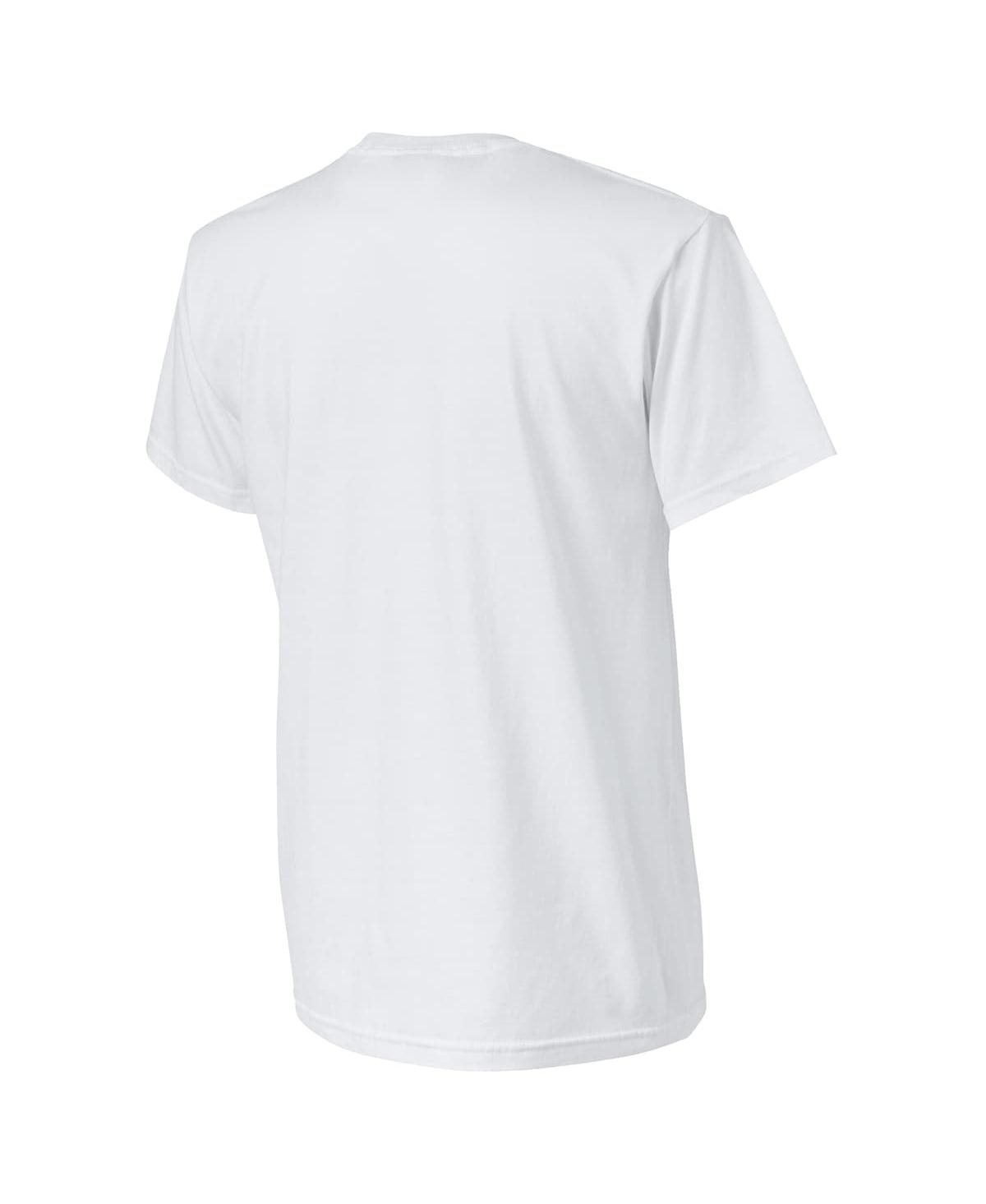 Shop Nba Exclusive Collection Men's Nba X Naturel White Golden State Warriors No Caller Id T-shirt