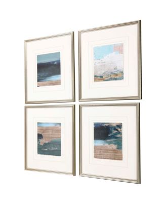 Rustic Mosaic Wall Art Set, 4 Piece