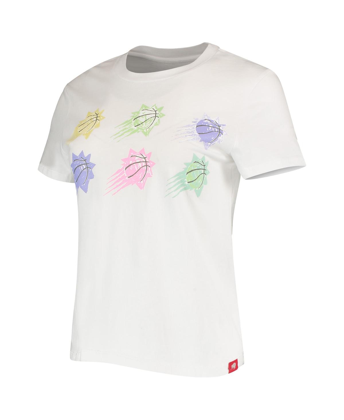 Sportiqe Women's  White Phoenix Suns Street Capsule Arcadia T-shirt In White