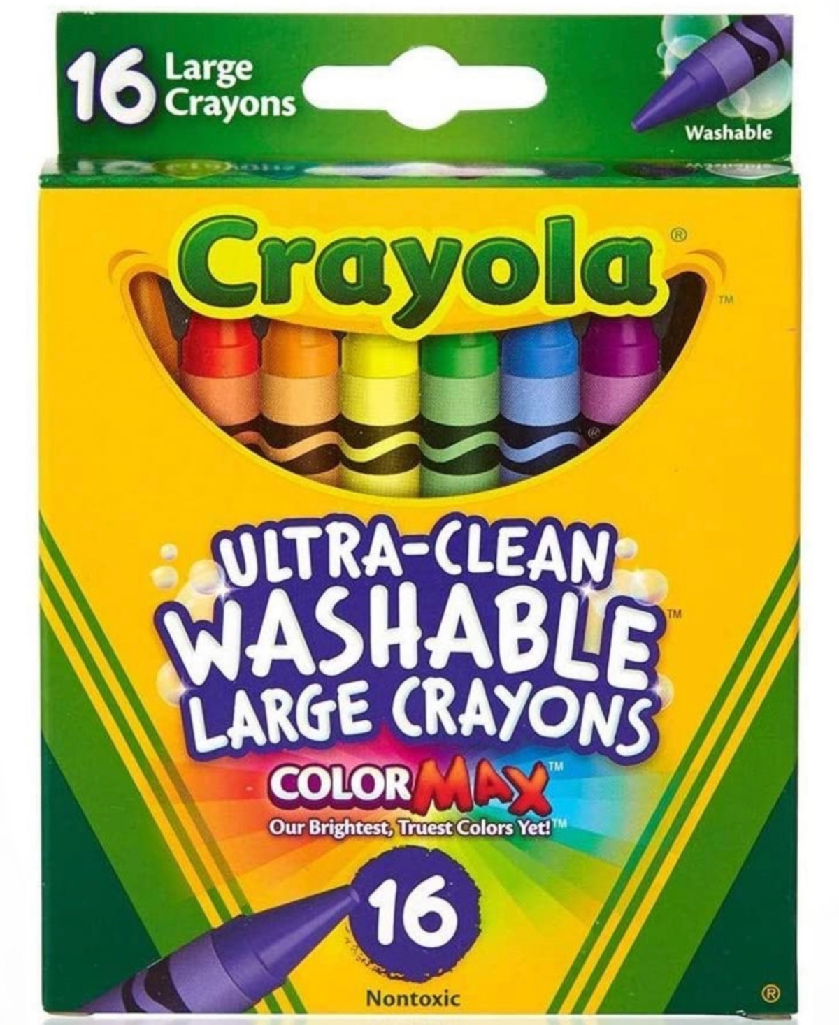 UPC 071662032814 product image for Crayola Mess Free Ultra Clean Large 16 Count Washable Crayons | upcitemdb.com