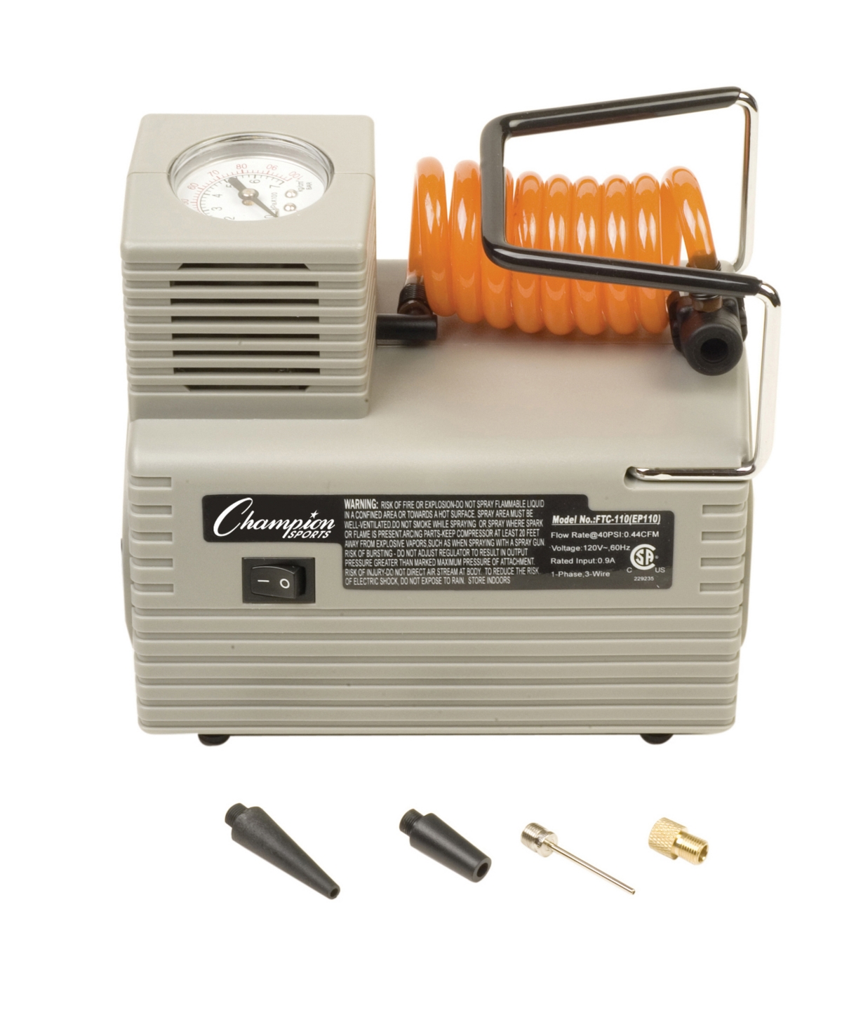 Champion Sports Economy Electric Inflating Pump