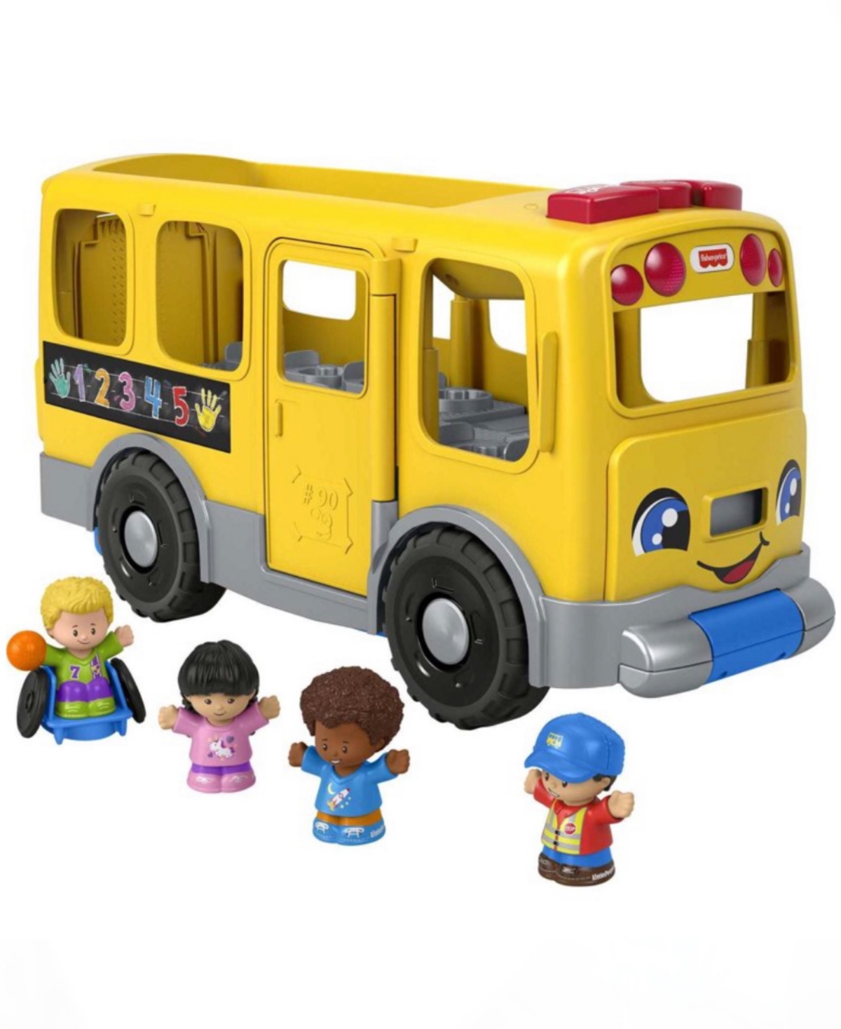 Fisher Price Babies' Time For The Big Kid Friendly, Singing With Friends School Bus In Multi Colored Plastic