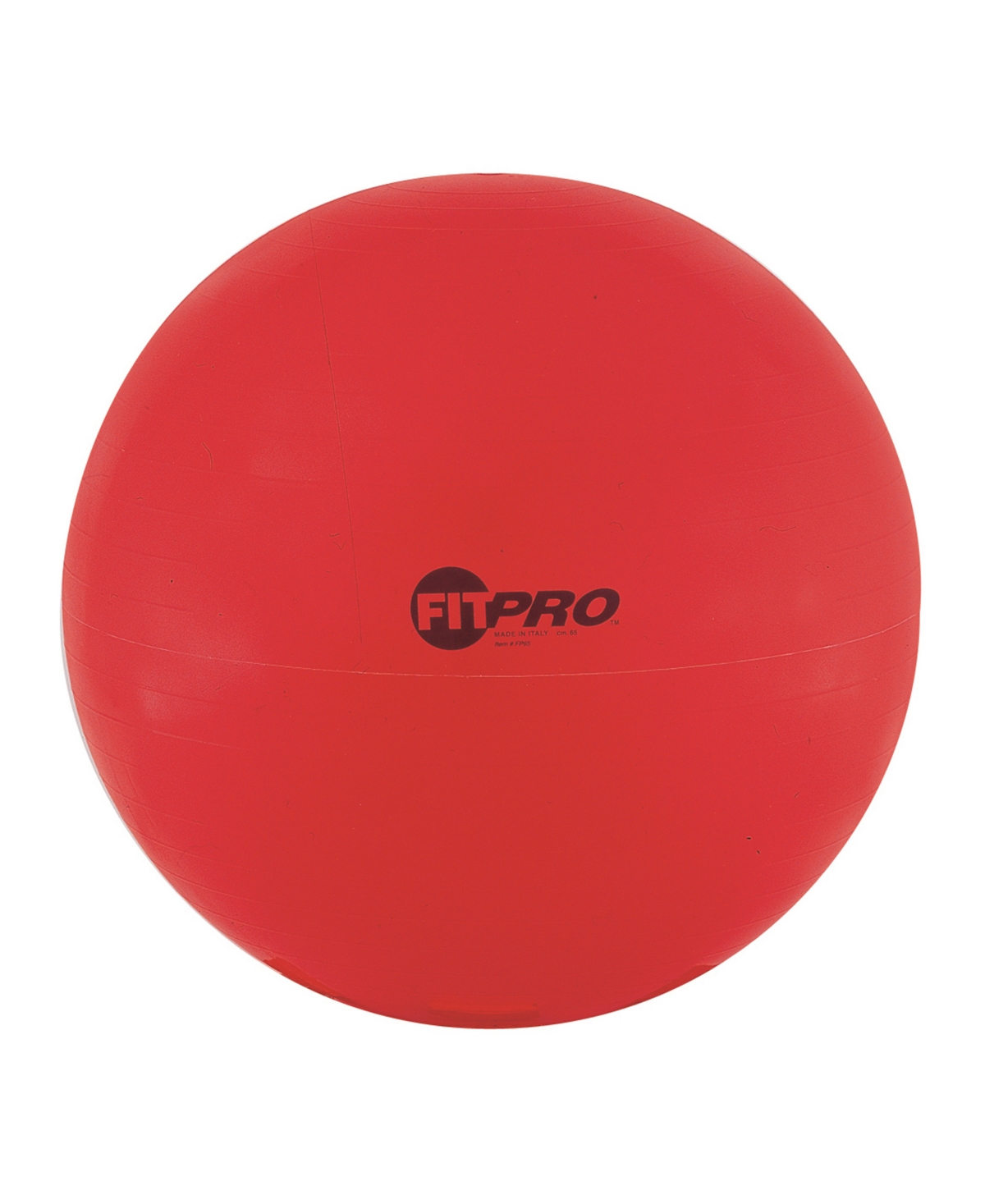 Champion Sports Fitpro Training Exercise Ball, 65 Cm In Dark Red
