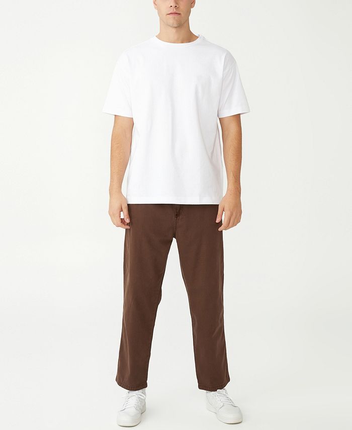 COTTON ON Men's Elastic Worker Drawstring Pants - Macy's
