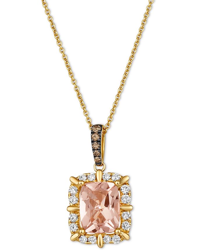 Macys online morganite necklace