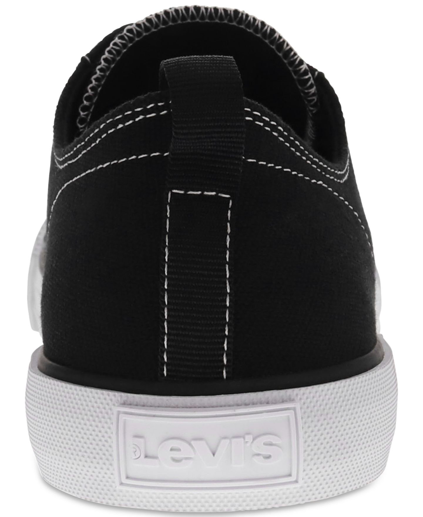Мужские кроссовки Levi's Anikin Canvas, цвет: Чёрный, вариант 1 — фото 3
