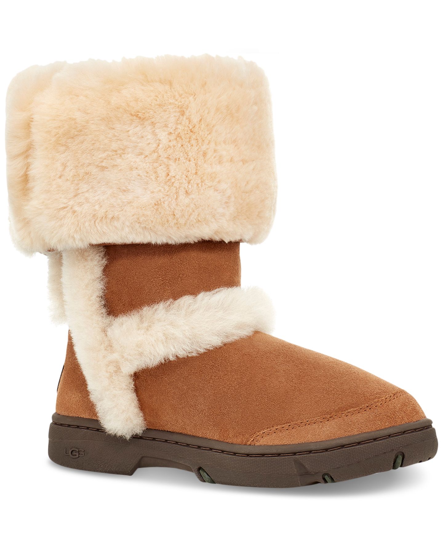 UGG® Женские высокие сапоги UGG Sunburst, цвет: Каштановый — фото 3