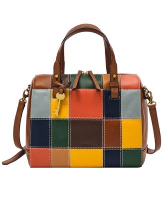 Fossil women's rachel satchel bag sale